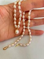 Prachtige Parel Ketting Zuidzee witte parels 14K Goud, Ophalen of Verzenden, Nieuw, Wit, Goud