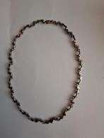 Zilveren ketting, art deco, Ophalen of Verzenden, Zo goed als nieuw, Zilver, Zilver