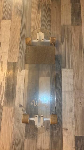 Mooie transparant Volan Longboard – Acryl Deck beschikbaar voor biedingen