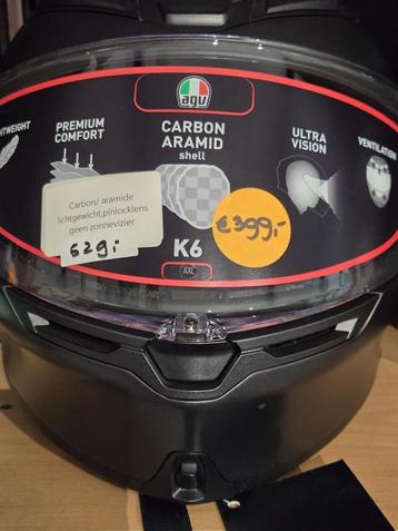 AGV K6 zwart beschikbaar voor biedingen
