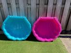 Gratis zandbak/zwembad schelp 2 stuks (roze/blauw), Kinderen en Baby's, Speelgoed | Buiten | Zandbakken, Ophalen, Gebruikt