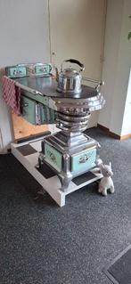 Platte buis kachel., Huis en Inrichting, Kachels, Gebruikt, Overige brandstoffen, Houtkachel, Ophalen of Verzenden