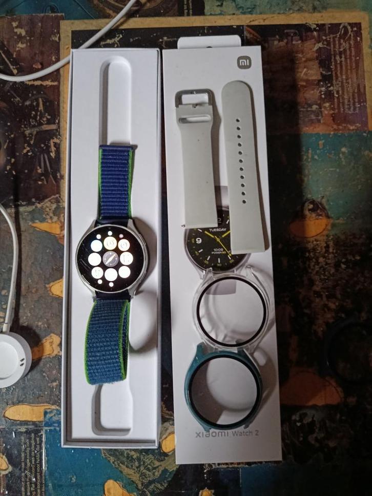 Xiaomi watch 2 te koop met xtra bandjes en beschermkapjes!!!, Sieraden, Tassen en Uiterlijk, Smartwatches, Zo goed als nieuw, Android
