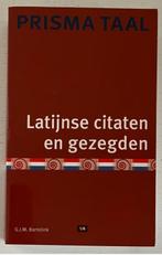 Latijnse citaten en gezegden - G.J.M. Bartelink, Ophalen of Verzenden, Gelezen, Prisma of Spectrum