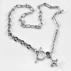 Dottillove Schakelketting bol Dames RVS Wit Gold Plated, Birgitta-Gracht 33, 6465 EL Kerkrade, Nederland, Verzenden, Nieuw, Esde2