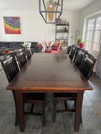 Eethoek, Huis en Inrichting, Ophalen, Gebruikt, Hout, 4 tot 6 stoelen