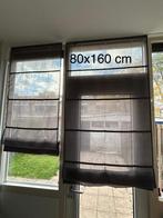 Vouwgordijnen antraciet, Huis en Inrichting, Stoffering | Gordijnen en Lamellen, Ophalen, Gebruikt, 50 tot 100 cm, Minder dan 100 cm