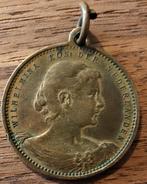 Medaille inhuldiging 1898, Postzegels en Munten, Penningen en Medailles, Verzenden, Overige materialen