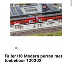 Faller 120202 Modern Perron met Toebehoren - Nieuw!, Overige merken, Gelijkstroom of Wisselstroom, Brug, Tunnel of Gebouw, Nieuw