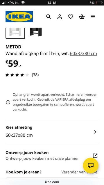 Ikea metod bovenkast voor afzuigkap - afbeelding 3