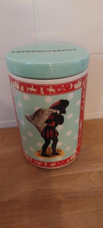 Pepernotenpot met zwarte piet motief , sinterklaas  beschikbaar voor biedingen