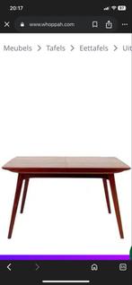Houten Eettafel - Rechthoekig louis van teeffelen, Ophalen, Gebruikt, 100 tot 150 cm, Eikenhout