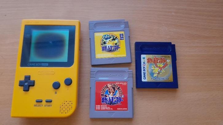 ️ Nintendo Game Boy Pocket + 3 Pokémon games Vintage Retro, Spelcomputers en Games, Spelcomputers | Nintendo Game Boy, Gebruikt