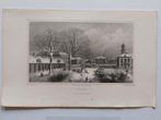 Assen,staalgravure 1880, Antiek en Kunst, Ophalen of Verzenden