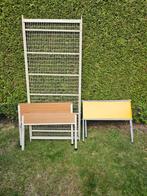 Bed met spiraalbodem, Huis en Inrichting, Gebruikt, 90 cm, Eenpersoons, Beige