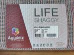 Hoogpolig vloerkleed 240x340 shaggy Trend effen – lichtgrijs, Huis en Inrichting, Stoffering | Vloerbedekking, Ophalen, Gebruikt