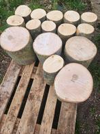 Blokken essenhout, 3 tot 6 m³, Ophalen of Verzenden, Essenhout, Blokken