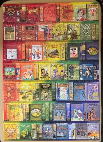 Rainbow Bookshelves 1000 stukjes in zeer nette staat beschikbaar voor biedingen