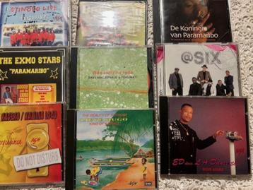 8 cds afkomstig van artiesten uit Suriname beschikbaar voor biedingen
