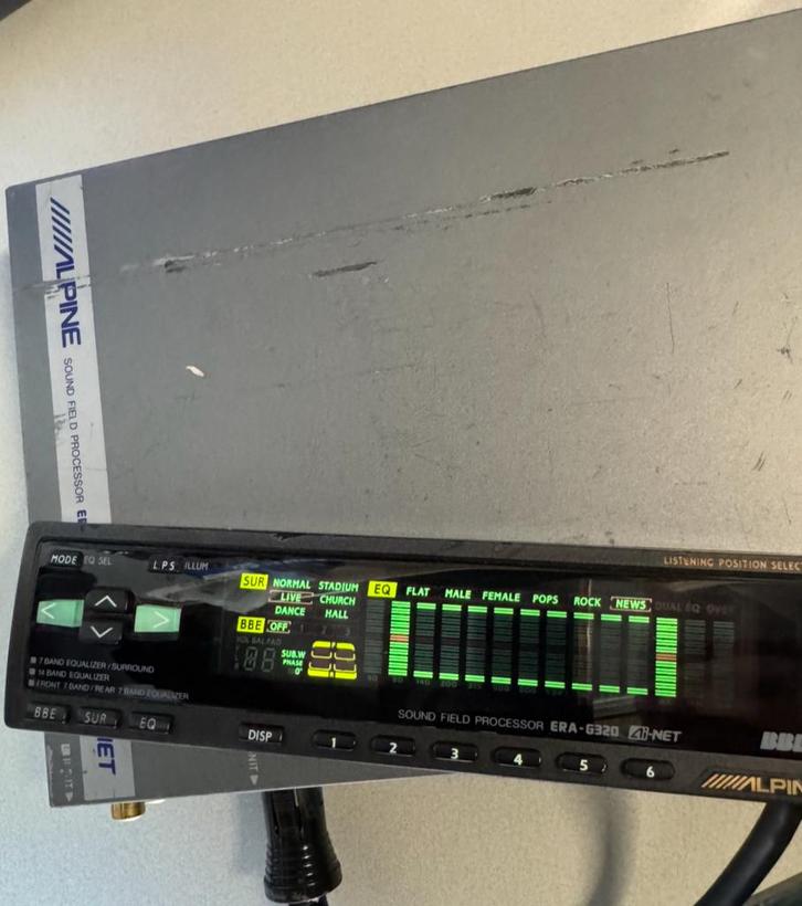 Alpine ERA-G320 Equalizer - Getest!, Auto diversen, Autoradio's, Zo goed als nieuw, Ophalen of Verzenden