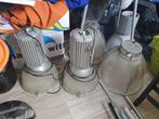 Industriële lampen, Huis en Inrichting, Ophalen, Zo goed als nieuw, Glas, Minder dan 50 cm