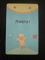 Wenskaartje HOERA / pasje met tekst / verjaardag - NIEUW !!!, Ophalen of Verzenden, Nieuw