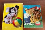 Vintage houten puzzels Tom Tas 2 stuks, 10 tot 50 stukjes, Ophalen of Verzenden, Zo goed als nieuw, Van hout