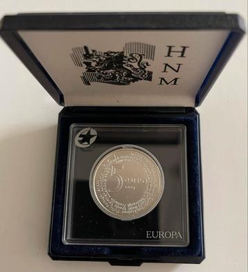 Zilveren proof 5 Euro Munt Beatrix 2004 beschikbaar voor biedingen