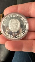 Noord-Korea 1995 Panda Zilveren Munt, Verzenden, Oost-Azië, Losse munt, Zilver