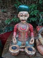 Antieke Beeldengroep "De Muzikanten" uit Laos, Antiek en Kunst, Ophalen of Verzenden