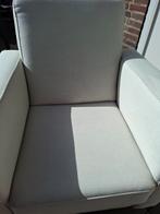 Leuke gebroken witte fauteuils, Ophalen, Zo goed als nieuw, 75 tot 100 cm