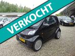 Smart Fortwo coupé 0.7 pure, Glazen dak, 1e Eigenaar Autopa, Auto's, Smart, Gebruikt, Zwart, Origineel Nederlands, Bedrijf