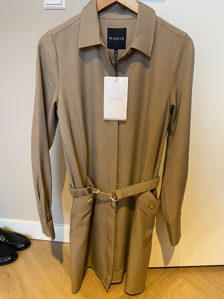 Nikkie jurkje maat 36, Verzenden, Beige, Nieuw, Maat 36 (S)