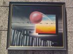 Onbekend, mooi abstract werk, Antiek en Kunst, Kunst | Schilderijen | Abstract, Ophalen of Verzenden
