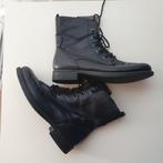 NO STRESS leren veterboot | maat 40 | zwart, Zwart, Lage of Enkellaarzen, Ophalen of Verzenden, Zo goed als nieuw