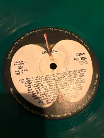 Abbey Road (Groen Vinyl, UK Export 1978)voor de verzamelaar! beschikbaar voor biedingen