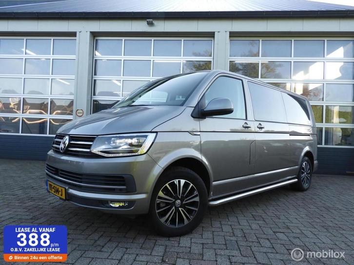 Volkswagen Transporter 2.0 TDI L2H1 DC Marge , Xenon, Auto's, Bestelauto's, Bedrijf, ABS, Adaptive Cruise Control, Airbags, Alarm
