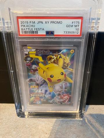 2015 Pokemon  XY  Battle Festa #175 Pikachu PSA 10 GEM MINT beschikbaar voor biedingen