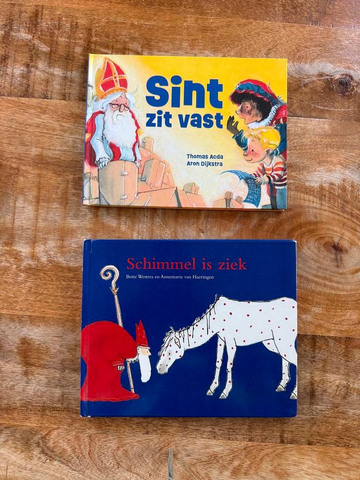 2 Kinderboeken: Sint zit vast & Schimmel is ziek, Boeken, Kinderboeken | Jeugd | onder 10 jaar, Gelezen, Sprookjes, Ophalen of Verzenden