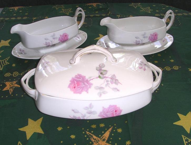 Antiek soepterrine, sauskommen MS Windmill Müller&Co. 1920, Antiek en Kunst, Antiek | Servies los, Ophalen of Verzenden