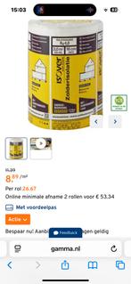 Iets meer als een halve rol Zolderisolatie., Doe-het-zelf en Verbouw, Isolatie en Afdichting, 12 cm of meer, Nieuw, Minder dan 5 m²