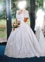 Trouwjurk Sissi prinsessenjurk, Ophalen of Verzenden, Zo goed als nieuw, Wit, Trouwjurk