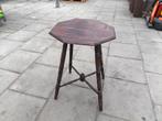Antiek houten bijzettafeltje / Biedermeier bijzet tafel, Huis en Inrichting, Ophalen, Gebruikt