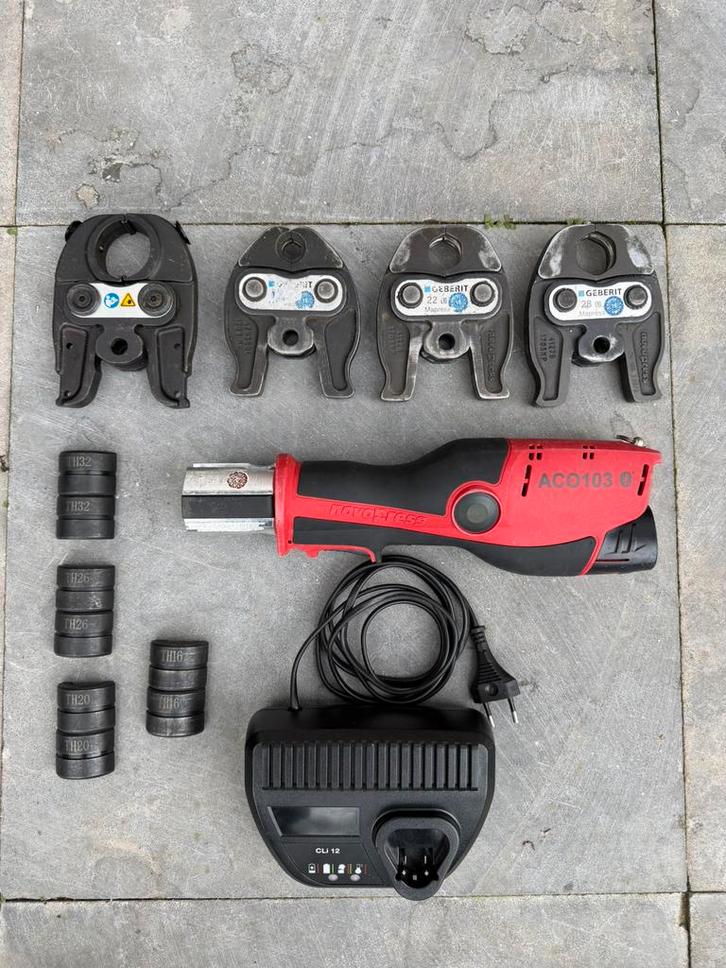 Novopress aco103 bluetooth perstang mapress en henco bekken, Doe-het-zelf en Verbouw, Gereedschap | Overige machines, Zo goed als nieuw