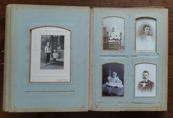 Antiek Fotoalbum Den Haag 35 Foto's Kabinet en CDV  Ca.1900 beschikbaar voor biedingen