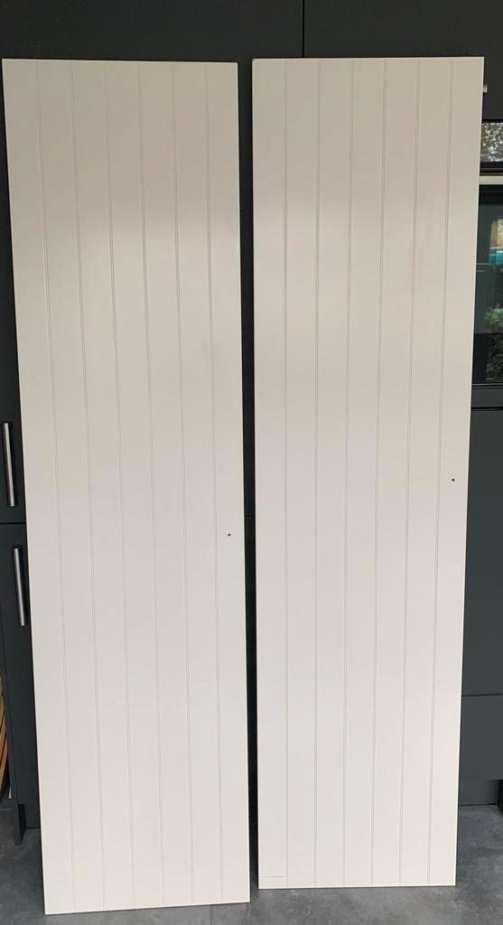 2 IKEA Risdal deuren voor PAX kast (200x50 cm), Huis en Inrichting, Kasten | Kledingkasten, Gebruikt, Ophalen