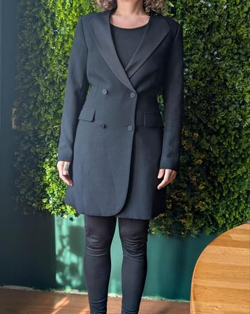 Blazerjurk/ colbert jurk, zwart, maat L
 beschikbaar voor biedingen