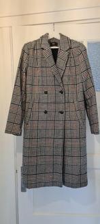 Als nieuw: nette Only zwart/wit/rood geruite wollen jas mt M, Maat 38/40 (M), Only, Verzenden, Zwart