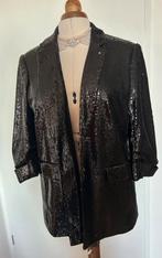 Nieuwe Zwarte glitter/pailletten blazer 44, Kleding | Dames, Jasjes, Kostuums en Pakken, Ophalen of Verzenden, Zo goed als nieuw