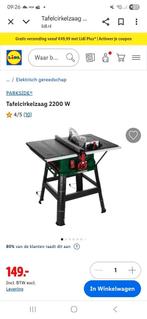 Zaagtafel, Doe-het-zelf en Verbouw, Gereedschap | Zaagmachines, Ophalen, Cirkelzaag, Zo goed als nieuw, 30 tot 70 mm